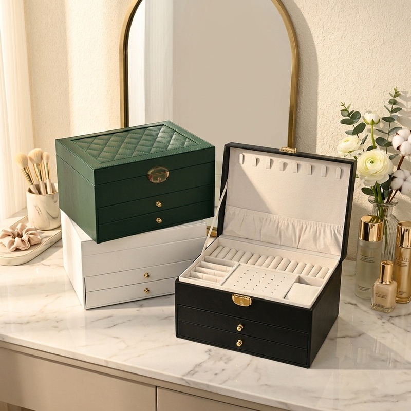 Body Jewelry Display - High-End Multi-Layer Jewelry Box Large Capacity
