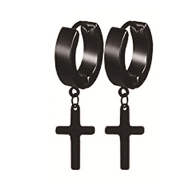 EVISPOL 1 Pair Punk Stainless  - Conch Earring Hoop ulasan dan harga