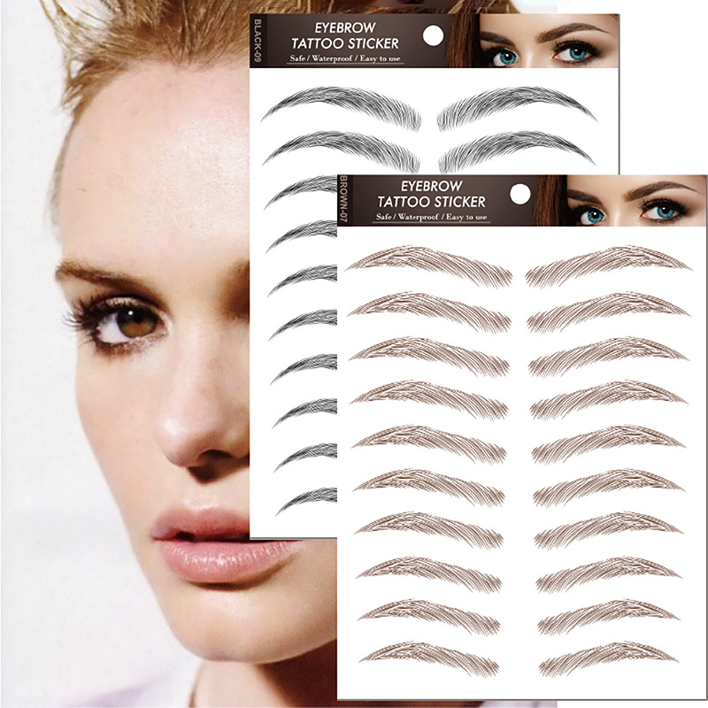 Waterproof 6D Eyebrow Tattoo S - Body Jewelry Tattoo ulasan dan harga
