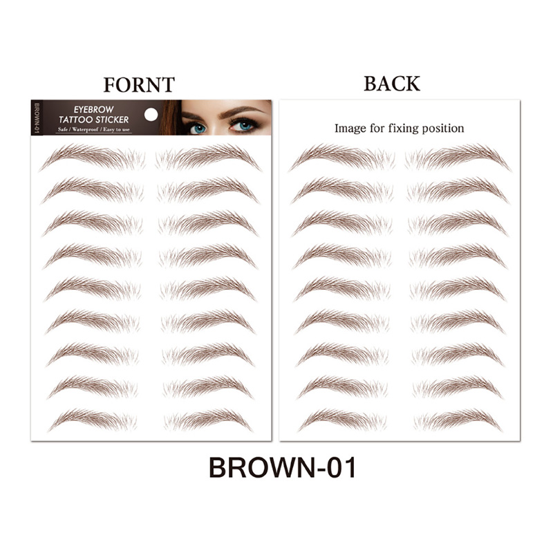 Waterproof 6D Eyebrow Tattoo S - Body Jewelry Tattoo ulasan dan harga