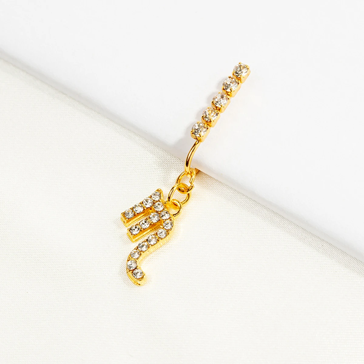 2 Pack Ear Clips Metal Zircon  - Body Jewelry Nose Ring ulasan dan harga