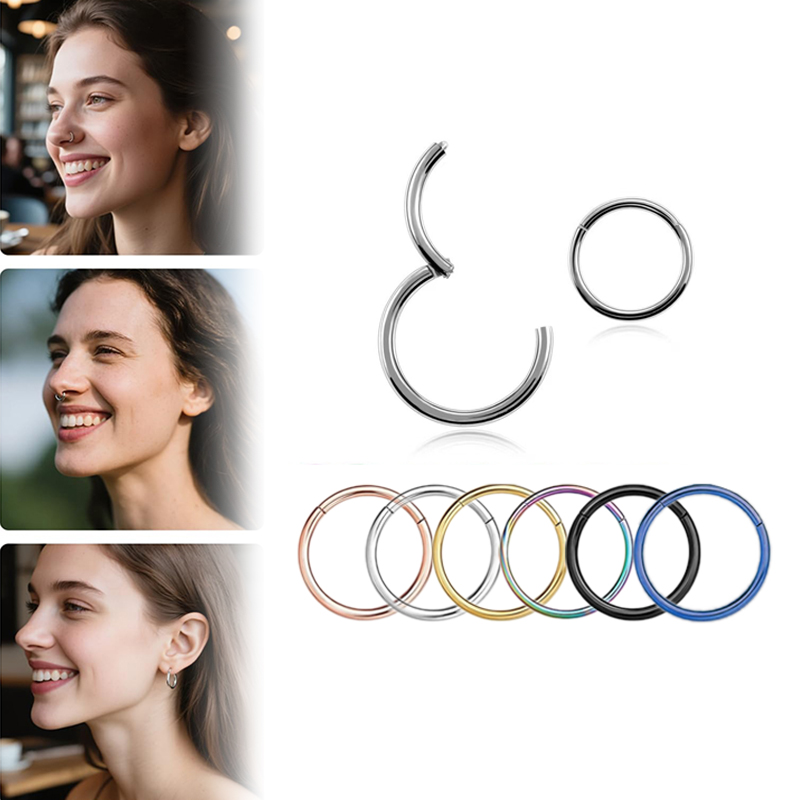 16G 316L Surgical Steel Hinged - Body Jewelry And Piercing ulasan dan harga