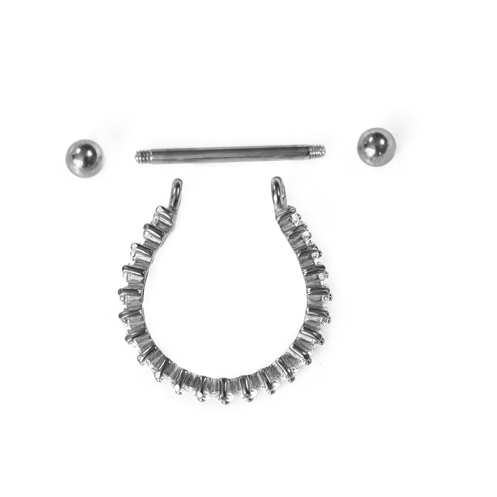 100% 316L Stainless steel Circ - Conch Earring Hoop ulasan dan harga