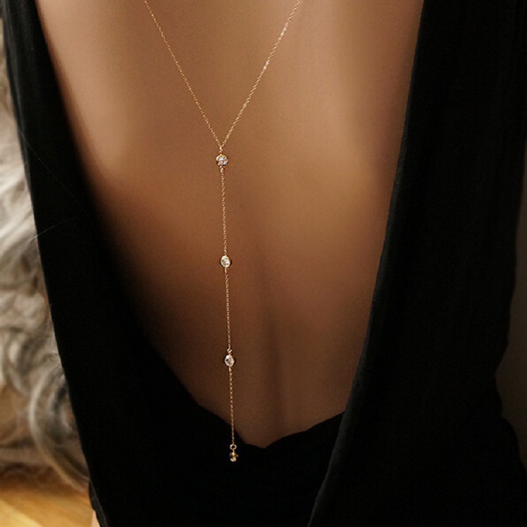 New Rhinestone Sexy Women's Ba - Body Jewelry Art ulasan dan harga