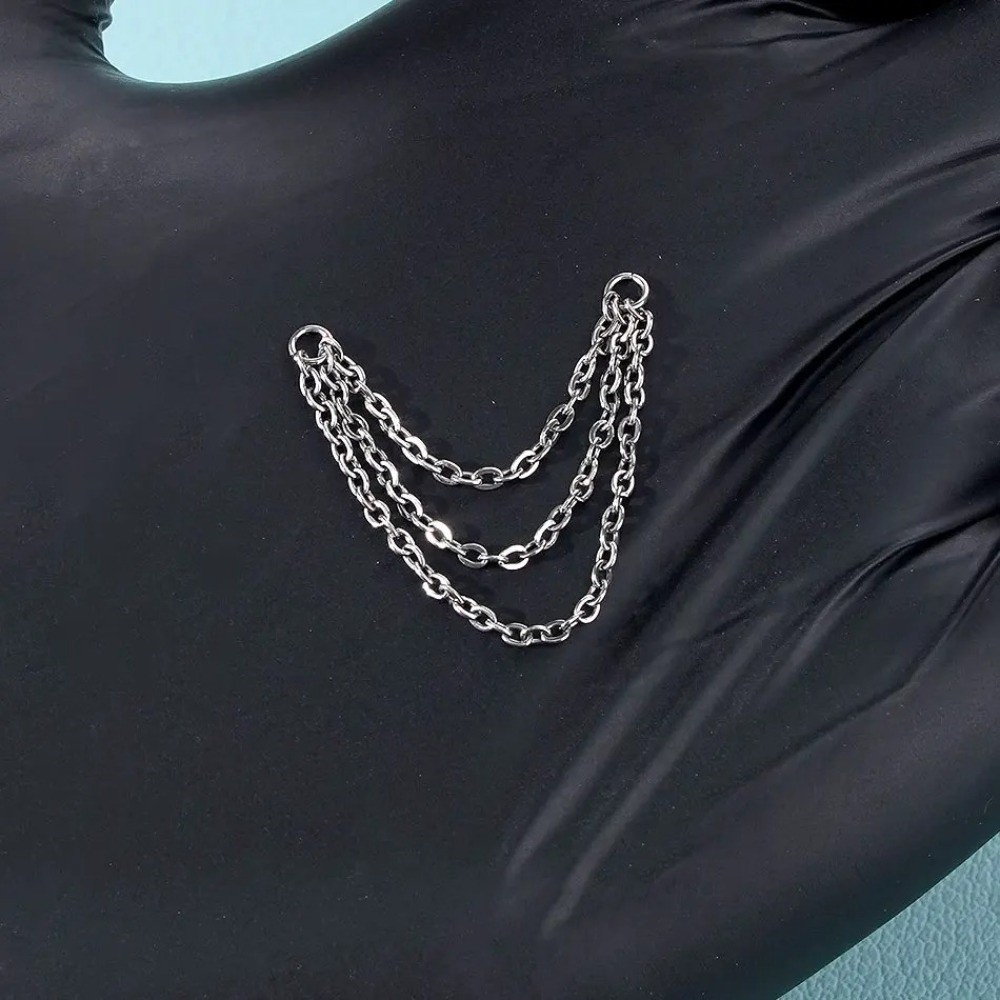 Fashion Titanium Nose Chain Do - Body Jewelry And Piercing ulasan dan harga