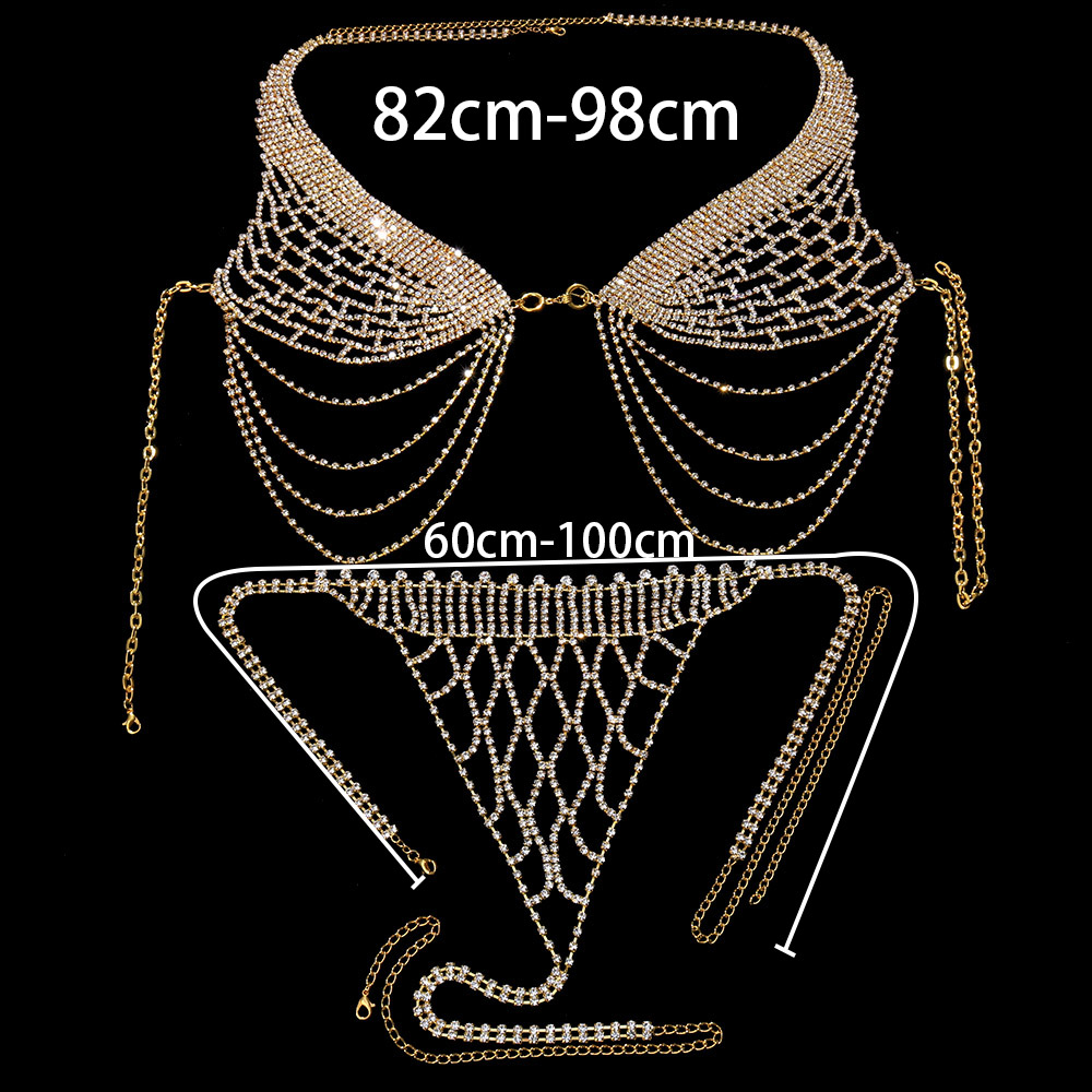 Stonefans Tassel Underwear Rhi - Body Jewelry Harness ulasan dan harga