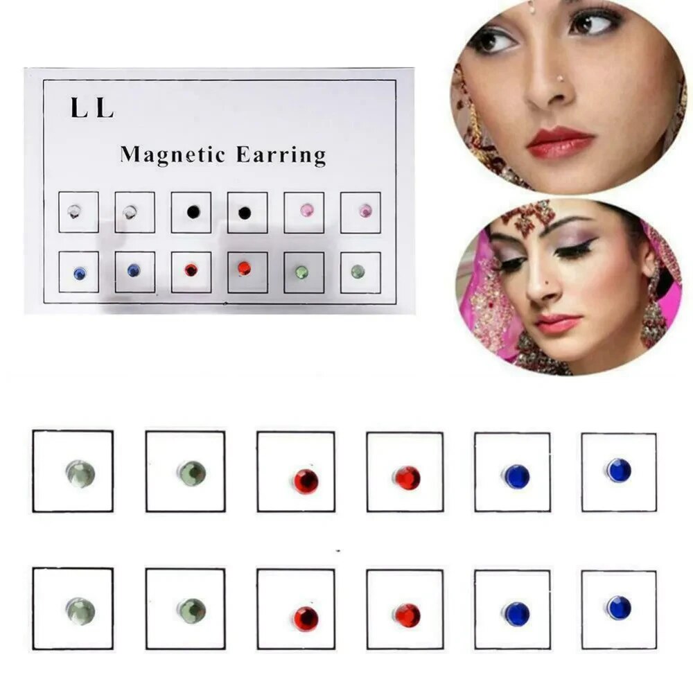 12PCS/Card Fake Cheater Non Pi - Body Jewelry Nose Ring ulasan dan harga