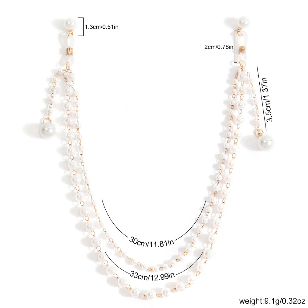 Imitation Pearl Tassel Chest C - Body Jewelry And Piercing ulasan dan harga