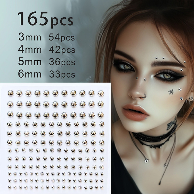 3D Face Eyes Party Makeup Tatt - Body Jewelry Tattoo ulasan dan harga