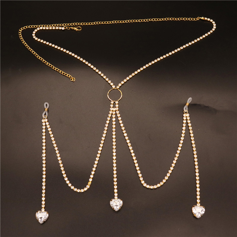 2023 New Fashion White Heart N - Qualiti Body Jewelry ulasan dan harga