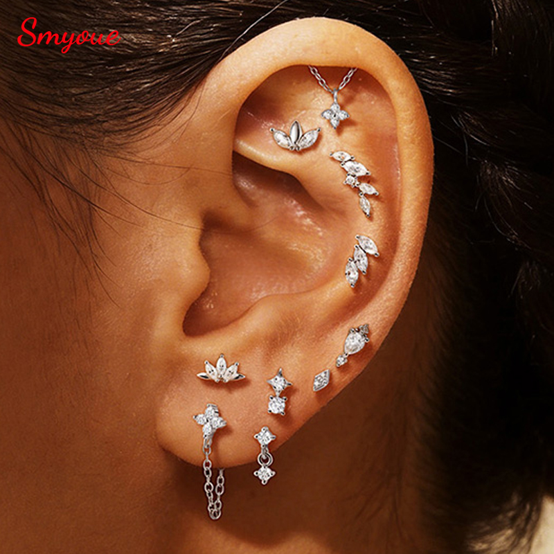 Smyoue Moissanite 100% S925 Pi - Body Jewelry Flat Back ulasan dan harga