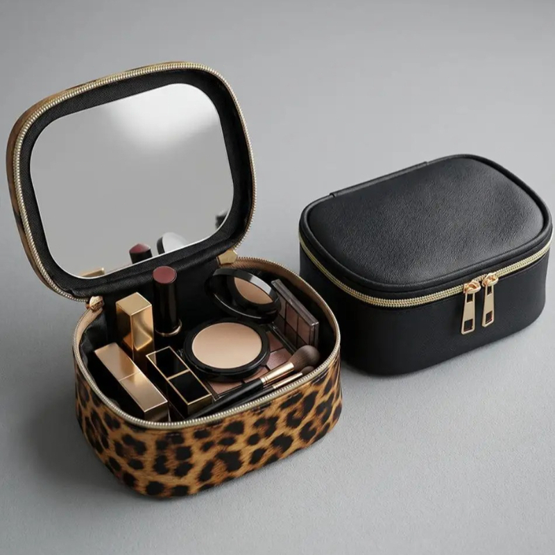 2026 New Makeup Bag with Mirro - Body Jewelry Waterproof ulasan dan harga