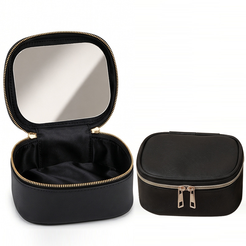 2026 New Makeup Bag with Mirro - Body Jewelry Waterproof ulasan dan harga