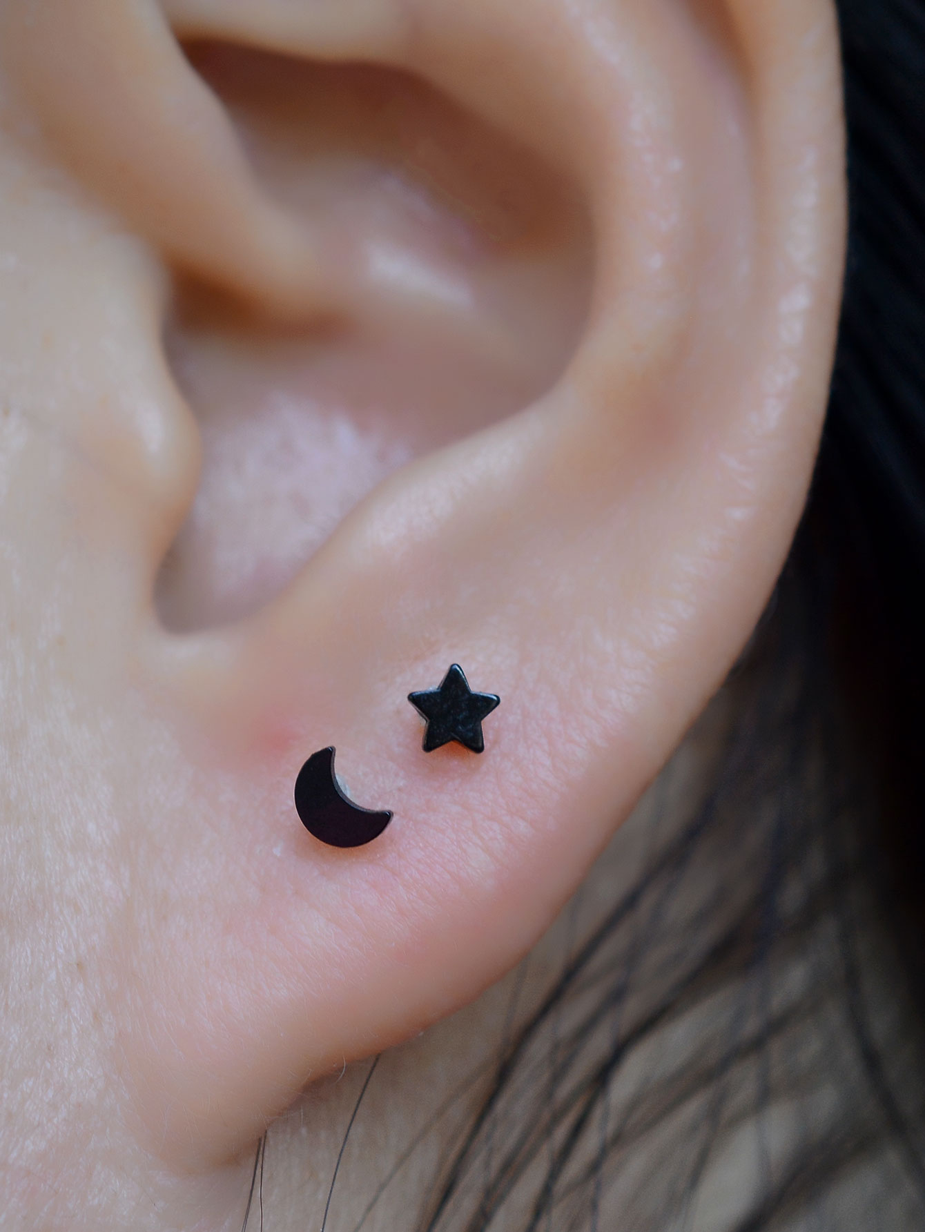 16G Piercing Titanium Steel In - Body Jewelry Flat Back ulasan dan harga