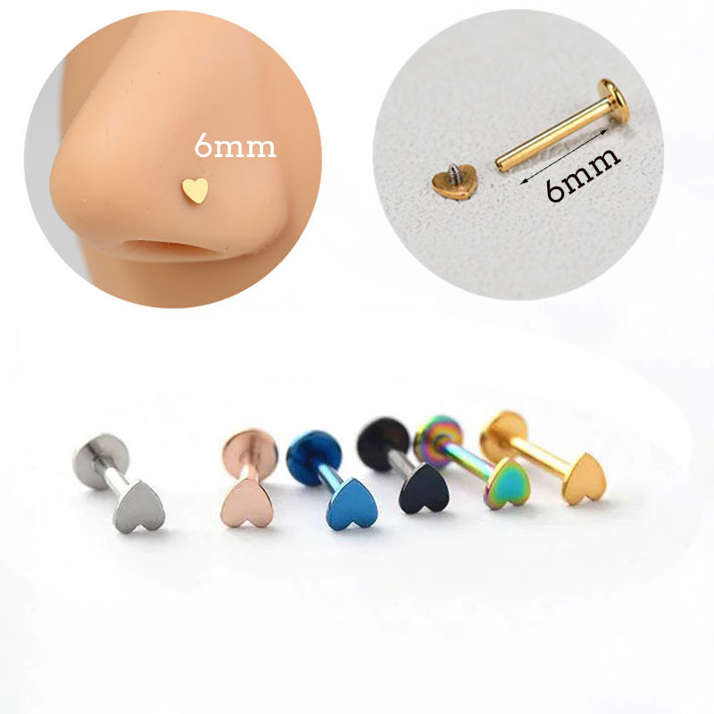 16G Piercing Titanium Steel In - Body Jewelry Flat Back ulasan dan harga