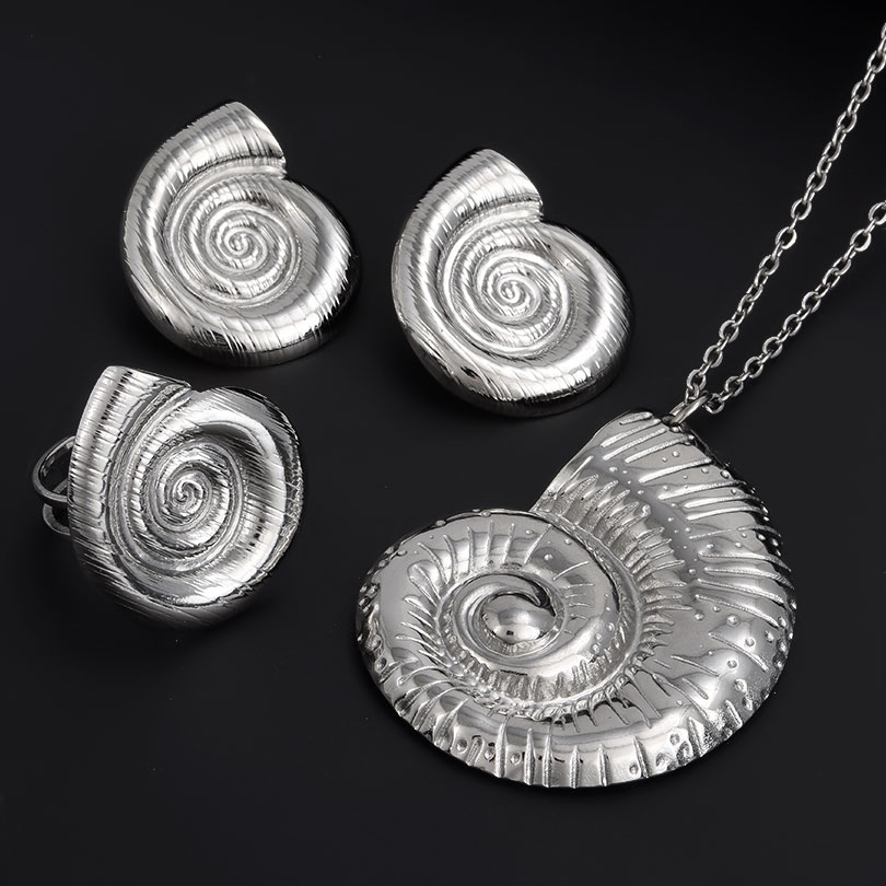 Ocean/Marine Animal Jewelry Se - Conch Earring Hoop ulasan dan harga