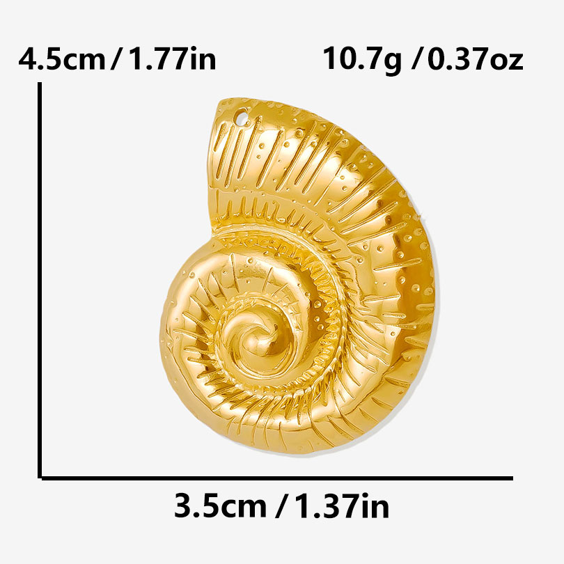 Ocean/Marine Animal Jewelry Se - Conch Earring Hoop ulasan dan harga