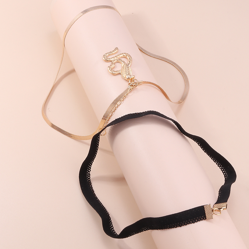 Aihua Bohemian Gold Color Leg  - Body Jewelry Thigh Chain ulasan dan harga