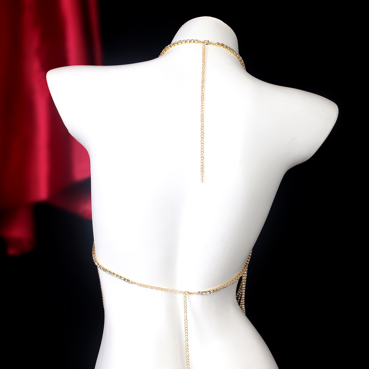 Luxurious Stripe Tassels Retro - Body Jewelry Harness ulasan dan harga