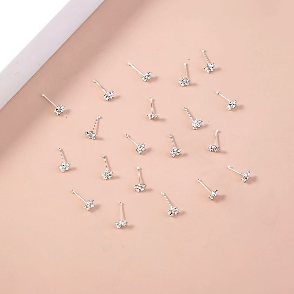 20Pcs Body Nose Piercing Jewel - Body Jewelry Changing Kit ulasan dan harga