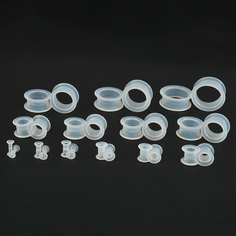 PAIR-Clear Ear Gauges Large Si - Body Jewelry Gauge Sizes ulasan dan harga