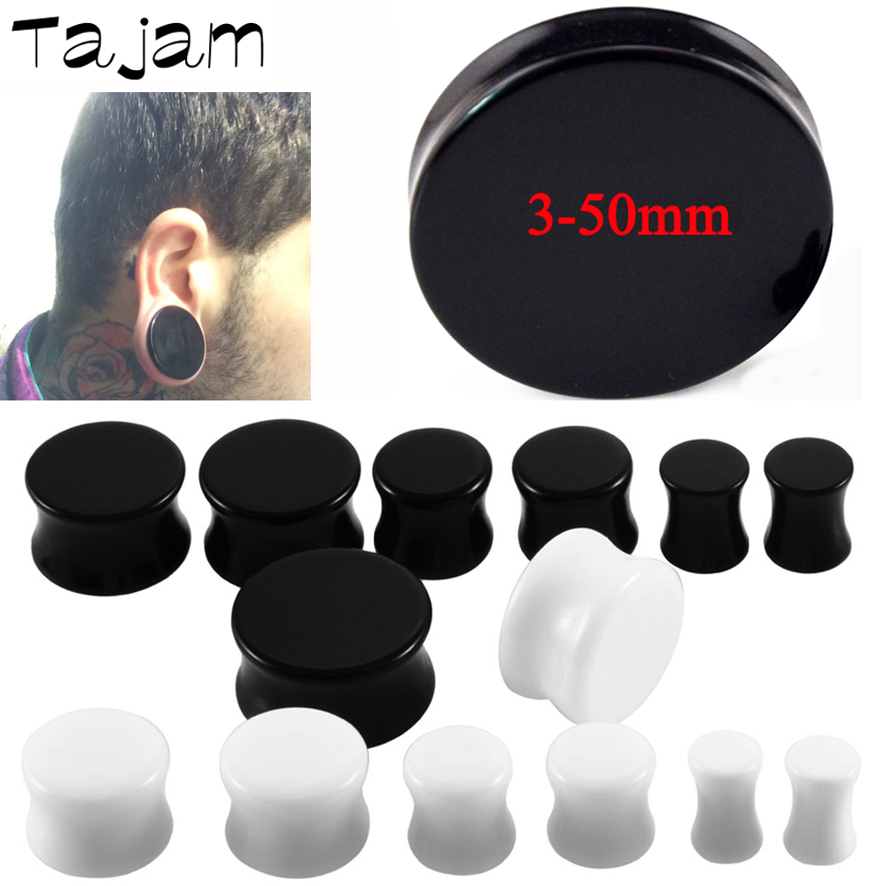 1 Pair 3mm-50mm Big Size Solid - Body Jewelry Gauge Sizes ulasan dan harga