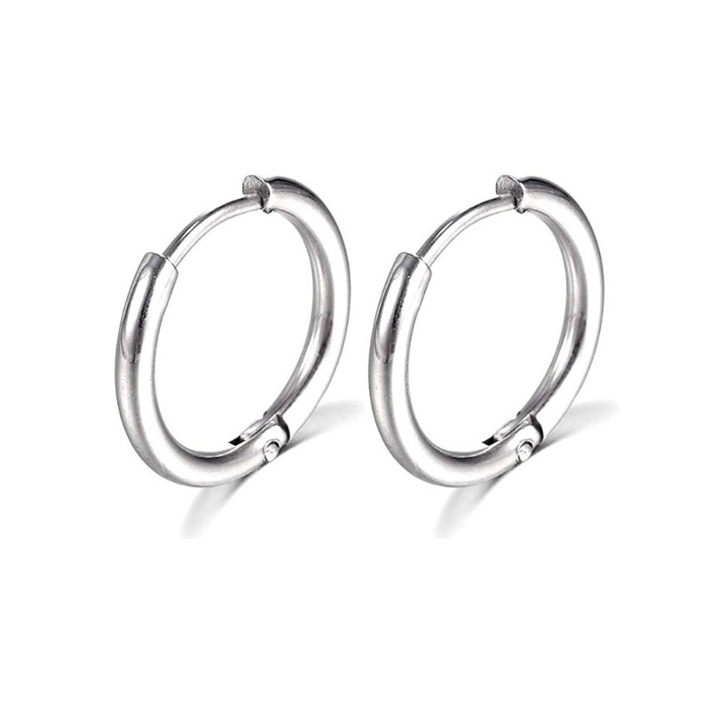 1Pair 316L Stainless Steel Sma - Conch Earring Hoop ulasan dan harga