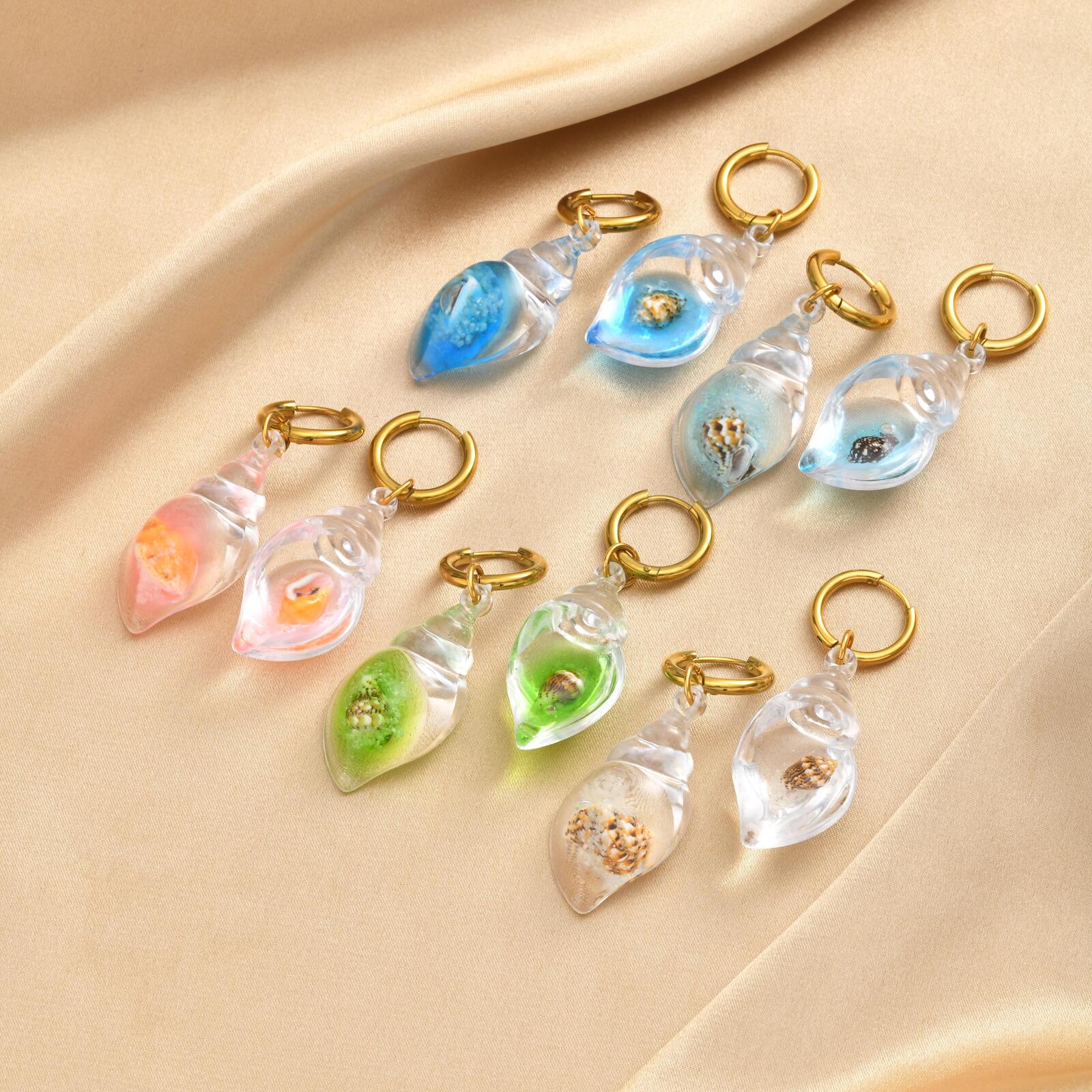 Conch Hoop Earrings for Women  - Conch Earring Hoop ulasan dan harga