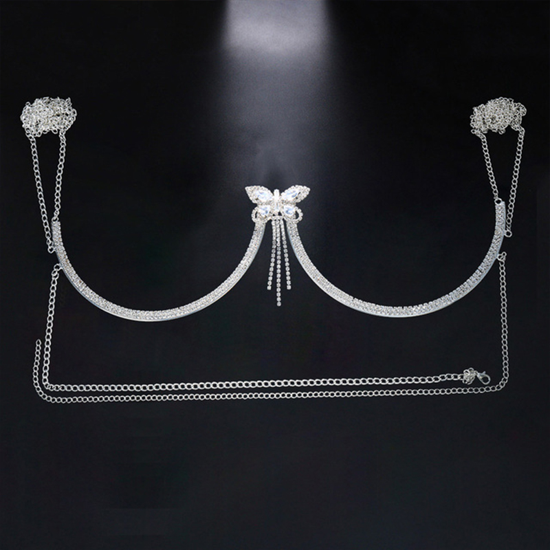 Stonefans Zircon Butterfly Tas - Body Jewelry Art ulasan dan harga