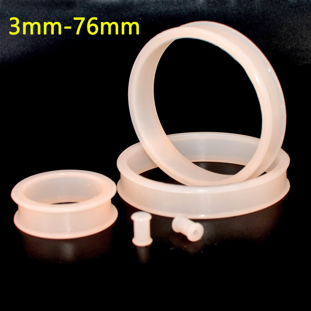 Pair Large Size Skin Color Fle - Body Jewelry Gauge Sizes ulasan dan harga