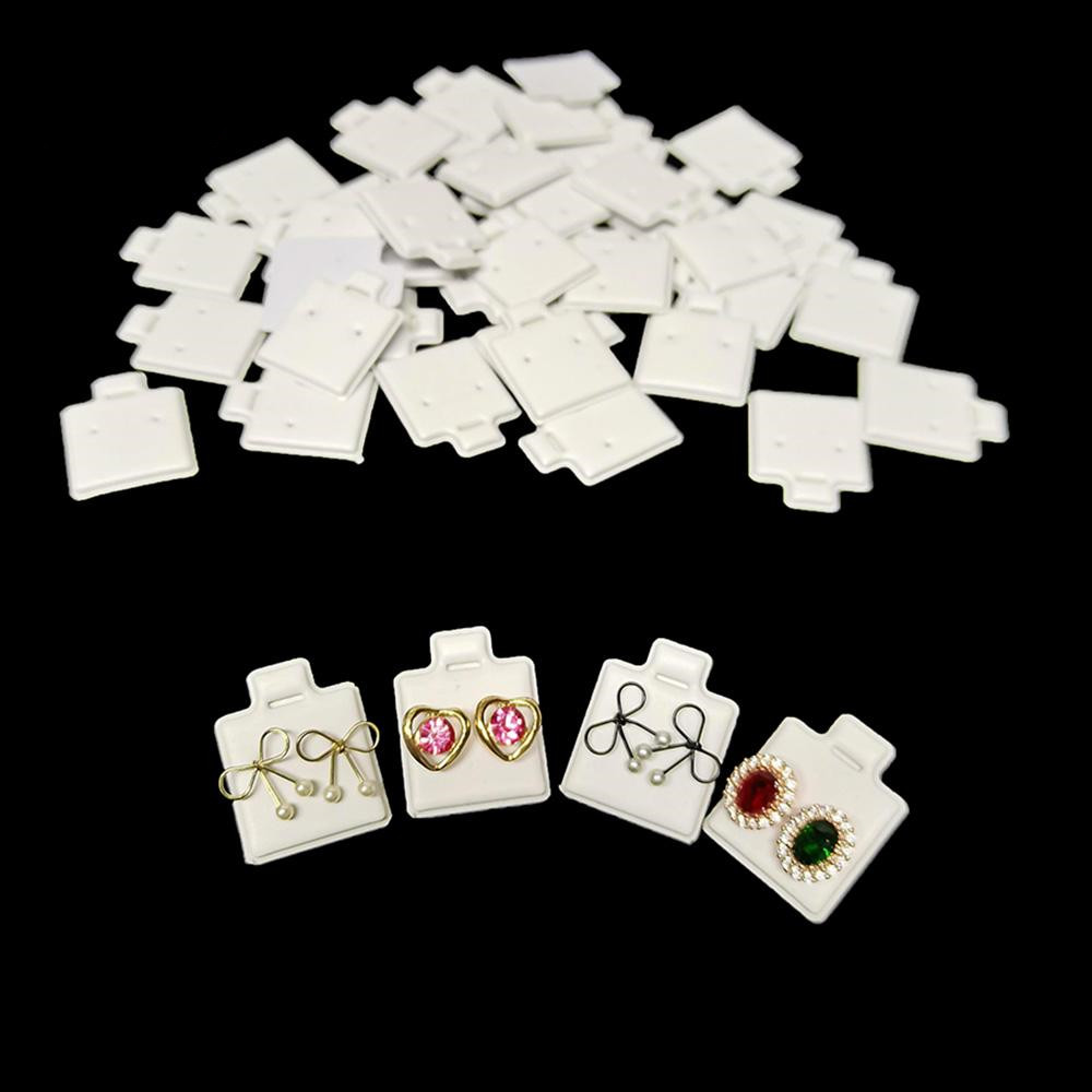 100pcs/bag Ear Studs Holder Wh - Body Jewelry Display ulasan dan harga