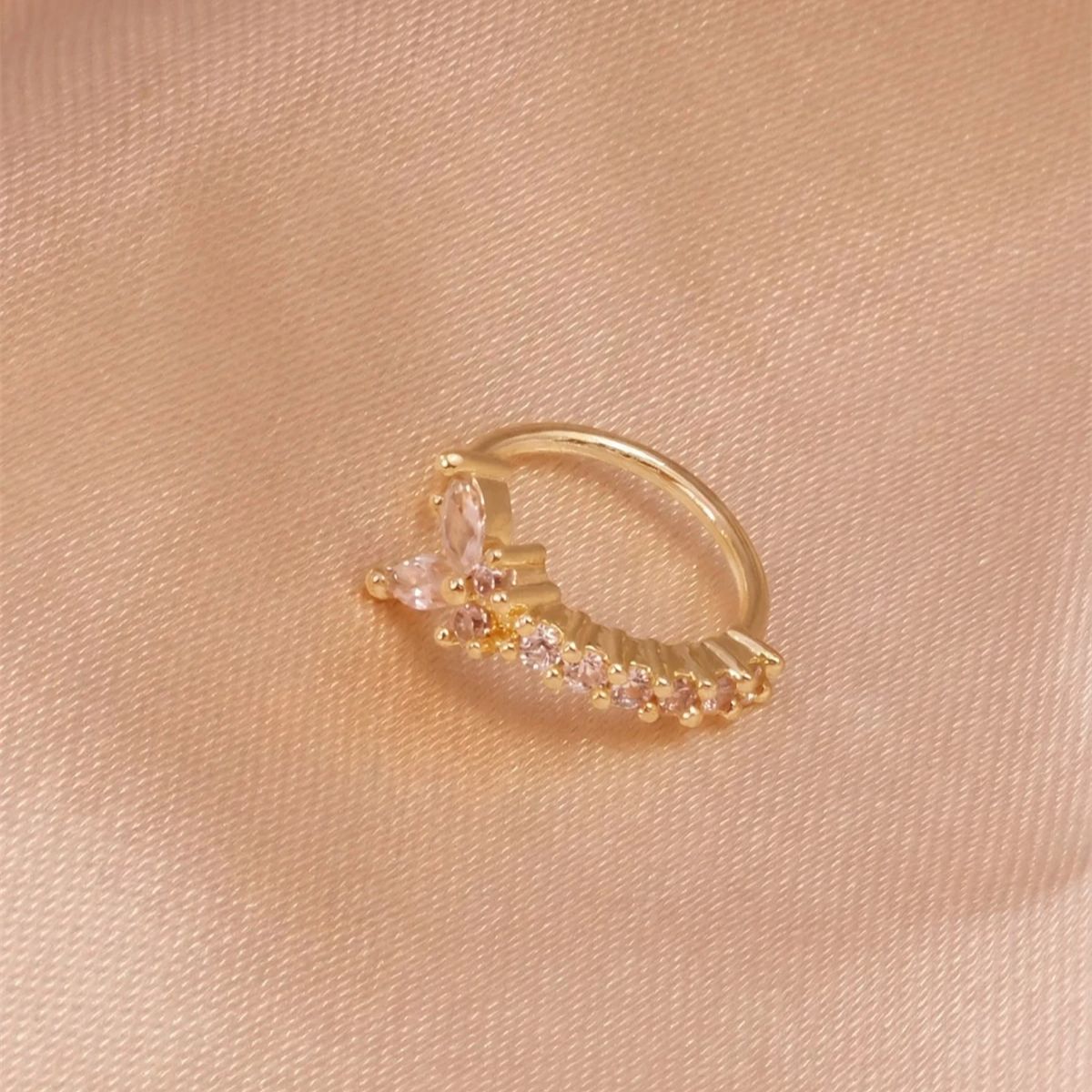 1PC Y - Shape Design No Pierci - Body Jewelry Nose Ring ulasan dan harga