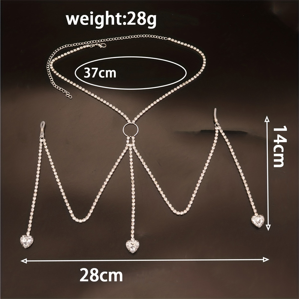 Exquisite Fashion Shining Rhin - Body Jewelry Harness ulasan dan harga
