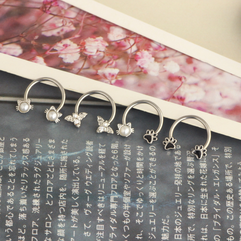 16G Septum Ring Daith Piercing - Conch Earring Hoop ulasan dan harga
