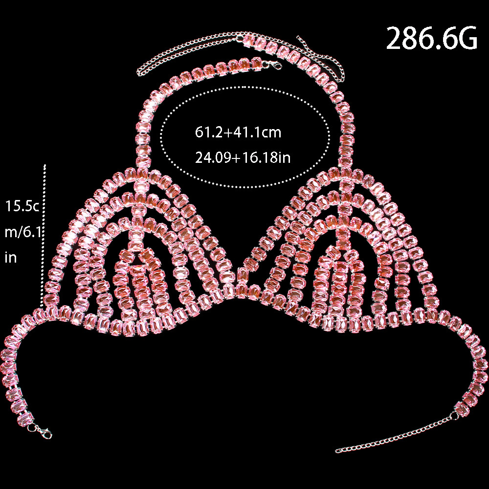 Stonefans Exaggerated Chest Ch - Body Jewelry Good Quality ulasan dan harga