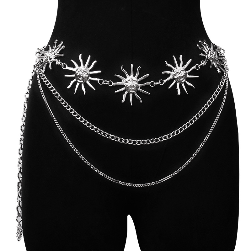 Chunky Multilayer Punk Gothic  - Qualiti Body Jewelry ulasan dan harga