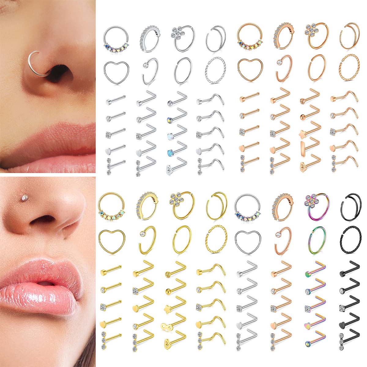 28Pcs/Set 20g Stainless Steel  - Body Jewelry Changing Kit ulasan dan harga