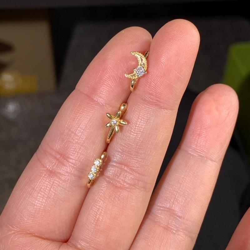 3-piece retro light luxury nos - Body Jewelry Nose Ring ulasan dan harga