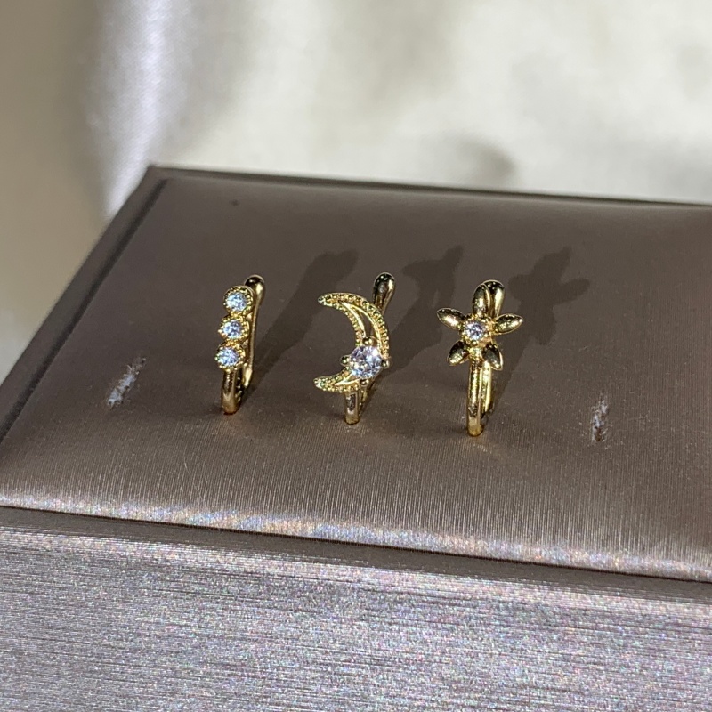 3-piece retro light luxury nos - Body Jewelry Nose Ring ulasan dan harga