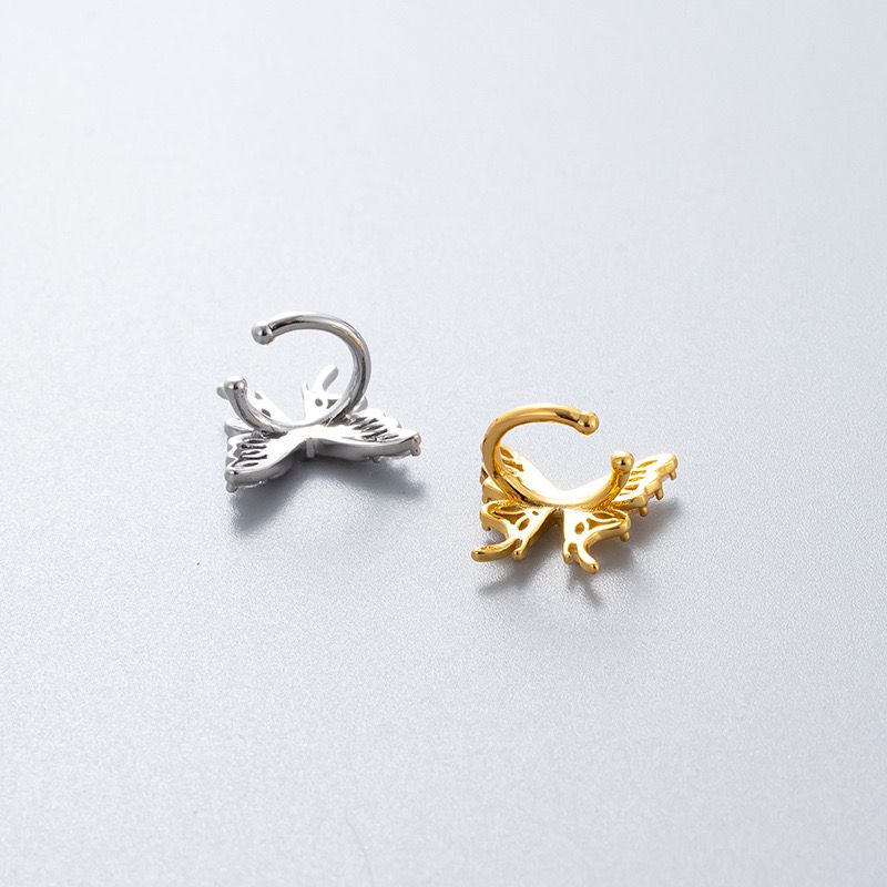 Stainless Steel Gold Color But - Conch Earring Hoop ulasan dan harga