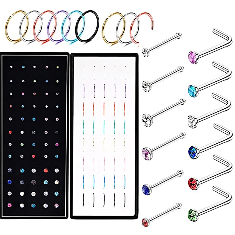 40/60PC Stainless Steel Straig - Body Jewelry Changing Kit ulasan dan harga