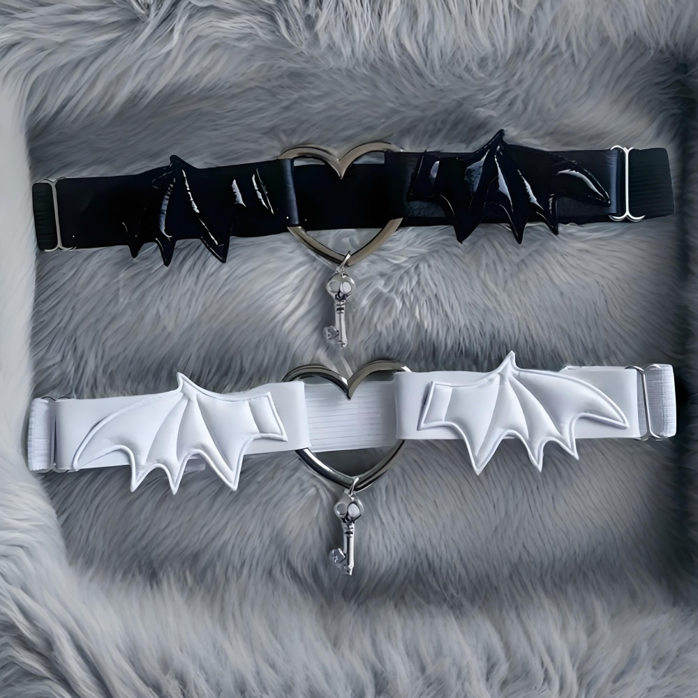 Gothic Harajuku Black Heart Wi - Body Jewelry Thigh Chain ulasan dan harga