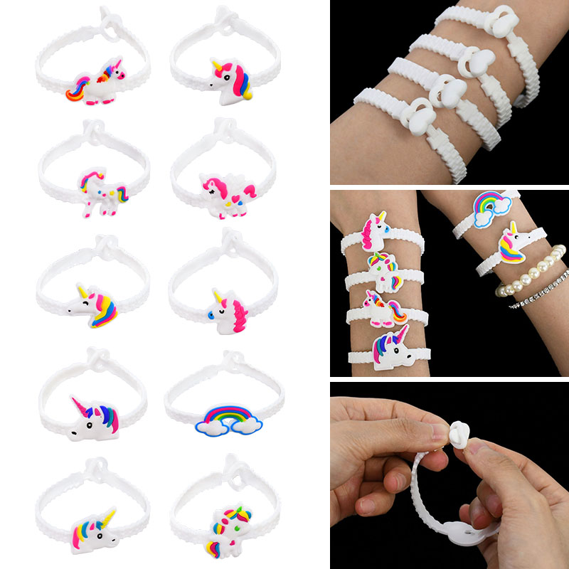 Unicorn Themed Toys Sets Rainb - Body Jewelry Tattoo ulasan dan harga