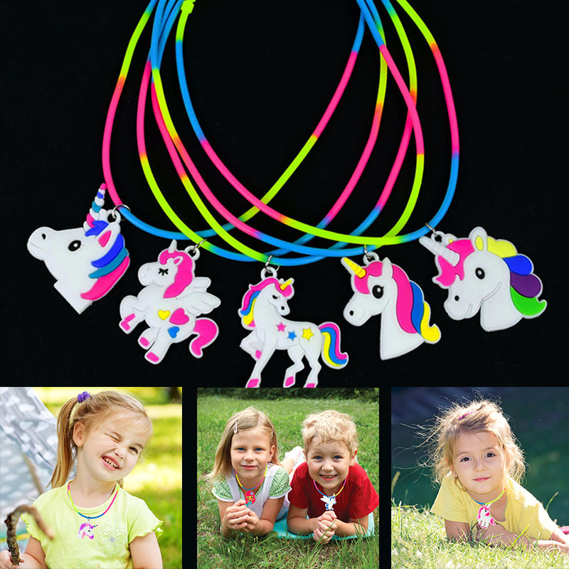 Unicorn Themed Toys Sets Rainb - Body Jewelry Tattoo ulasan dan harga