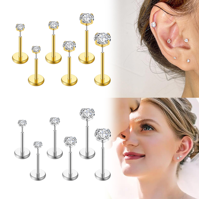 20G/18G/16G Surgical Stainless - Body Jewelry Nose Ring ulasan dan harga